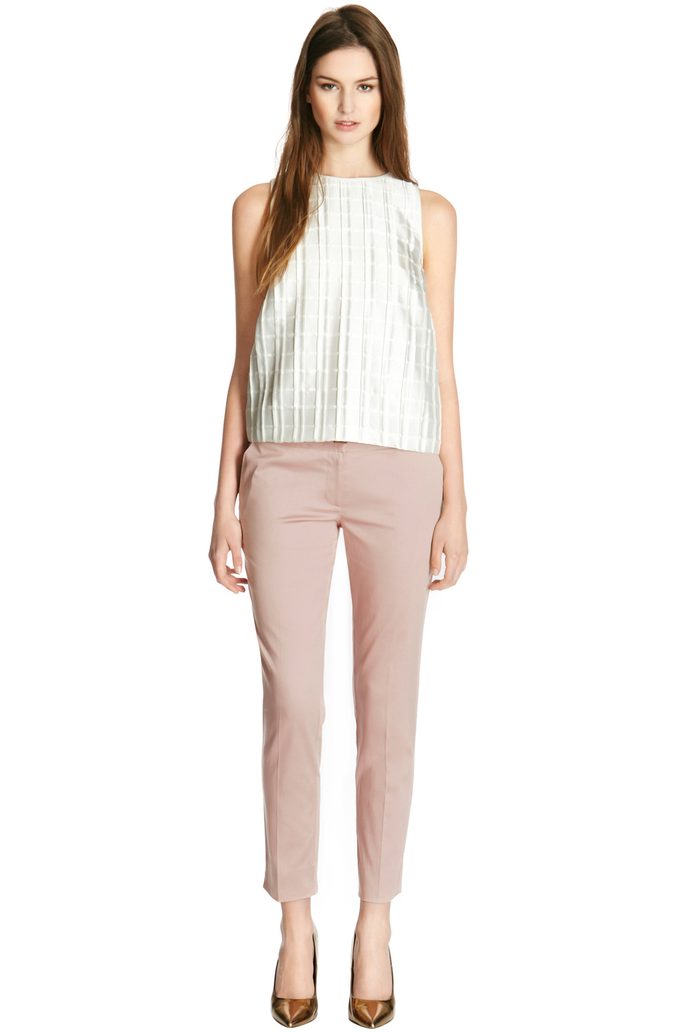 Warehouse Cotton Sateen Trousers