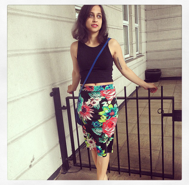 Crop top trend