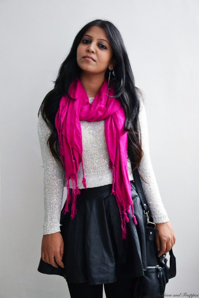 Skater skirt and sparkly top