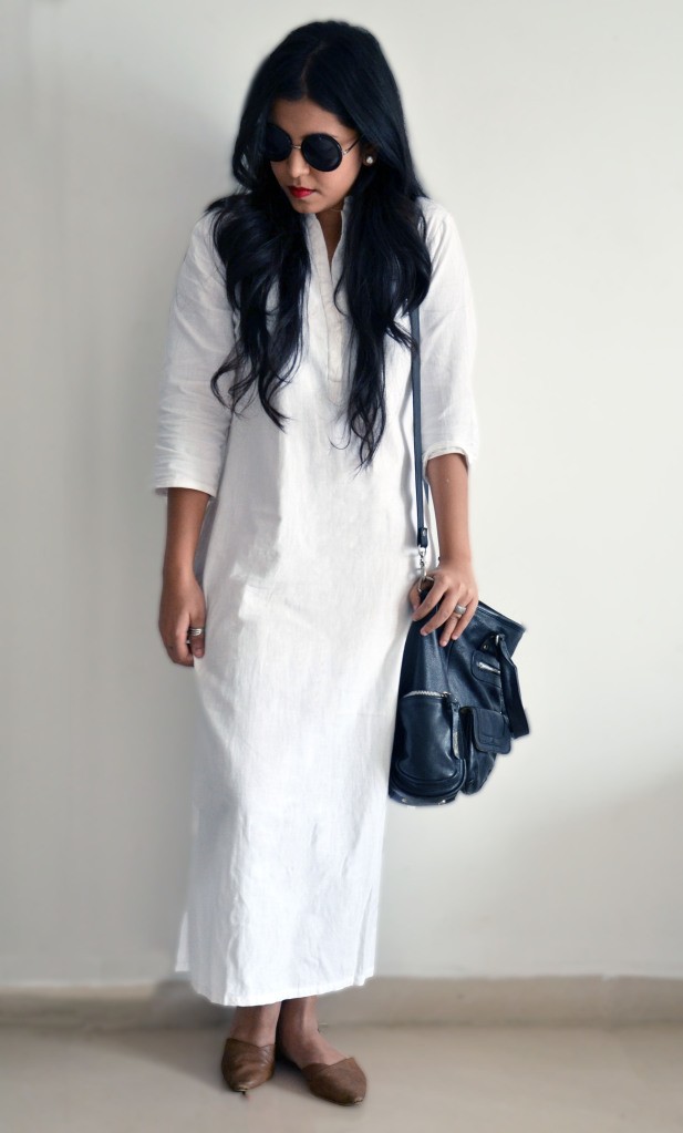 Summer white and red lips