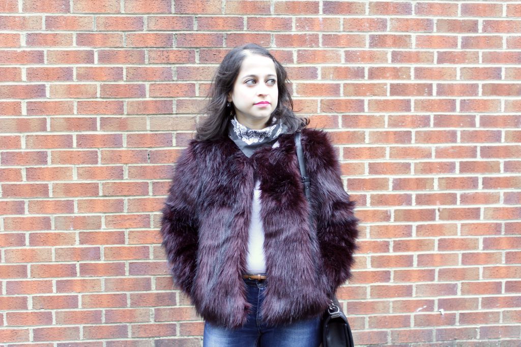 faux fur candy yum yum mac