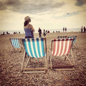 shaving care Brighton sea and deck chairs