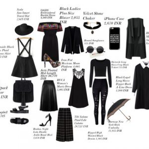 Black outfit inspiration - fashion and frappes