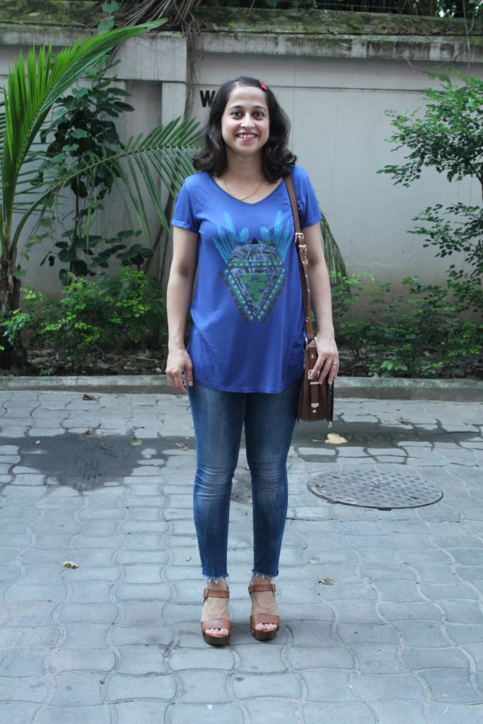 Jeans and a tee