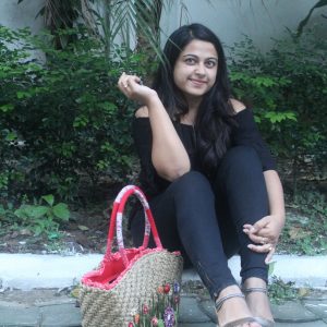 All black and basket bag