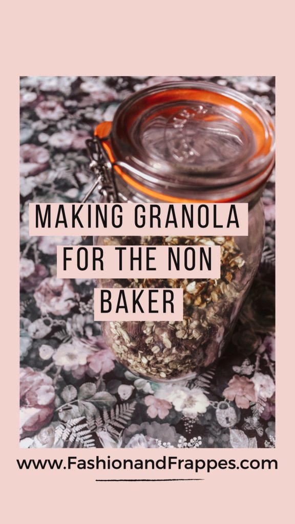Making granola - homemade granola