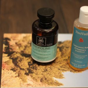 Natural Shampoo Apivita and Neo Veda