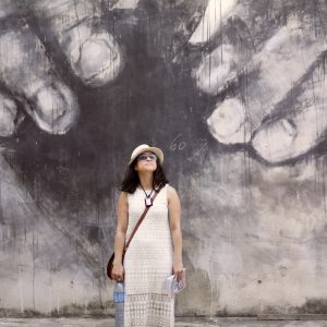White crochet dress Cuba havana