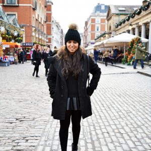 all black Winter outfit - fashion and frappes