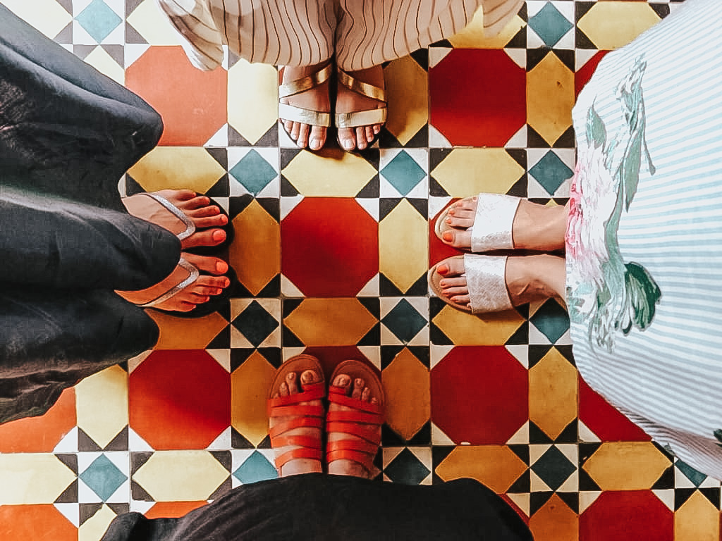 Fort Kochi colourful tiles