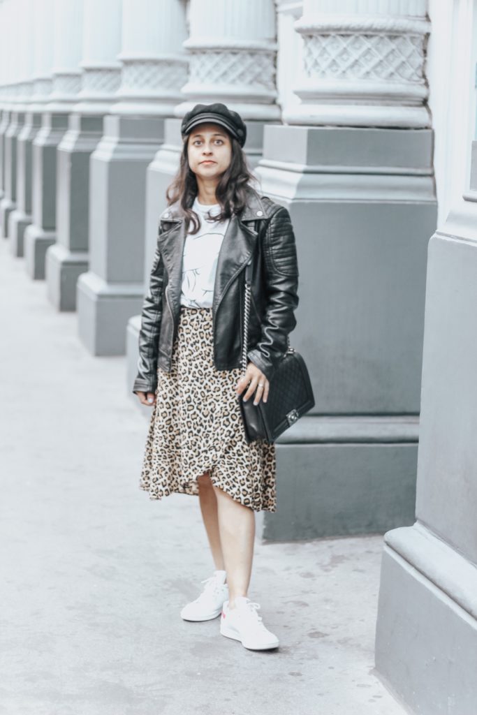 Leopard print skirt, new year