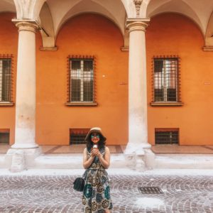 African print cotton dress Bologna porticos cllothing audit