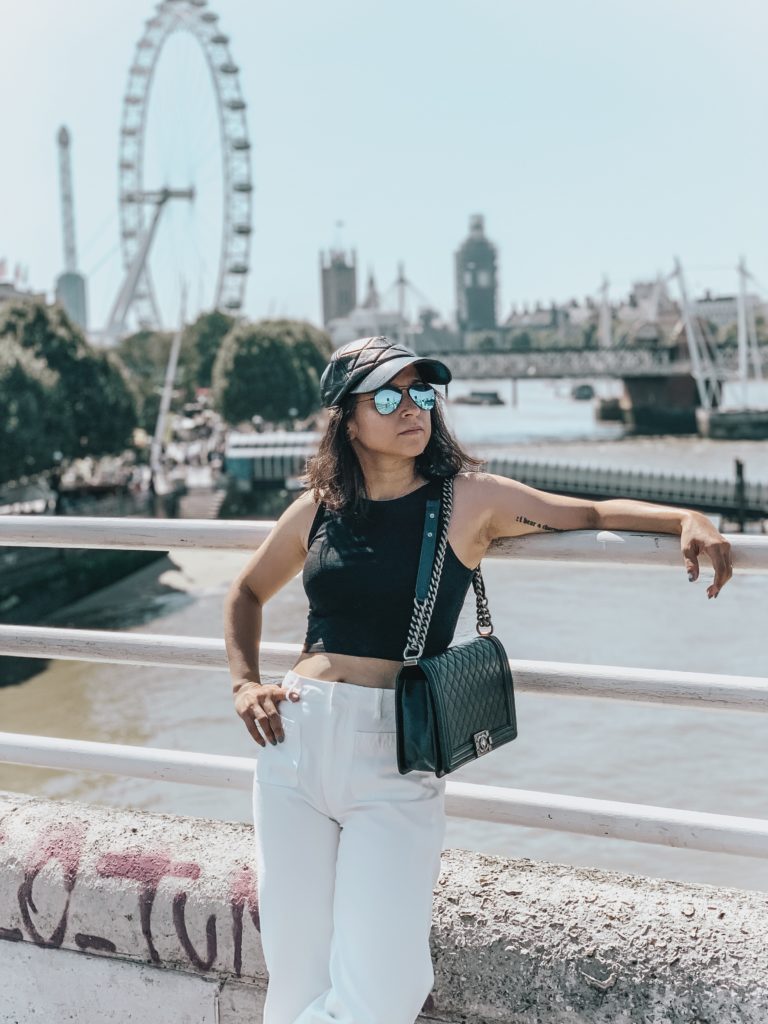 Sezane White Cropped Jeans and a Cropped Top