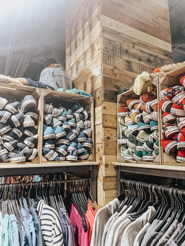 Covent Garden Christmas shopping Rokit vintage clothes