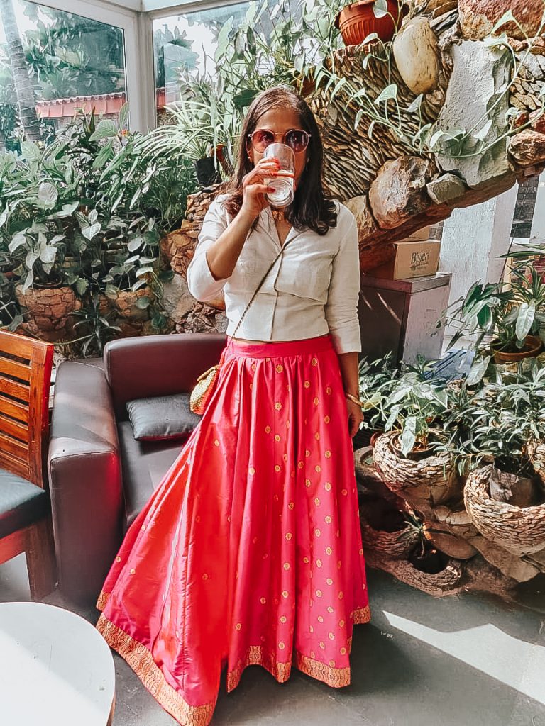 Pink lehenga with shirt wedding season
