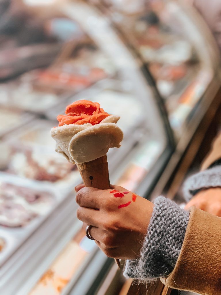 Gelato at Amerino 