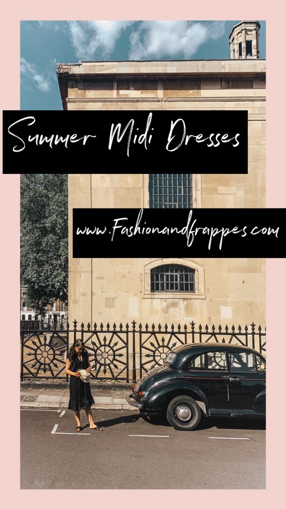 Stylish summer midi dress