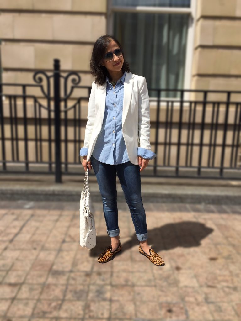 Summer outfit formulas double denim