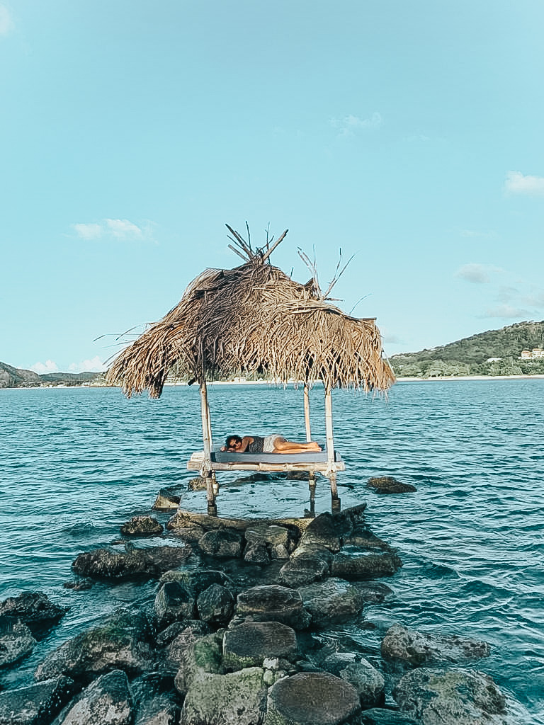 beach hut Antigua cruelty free