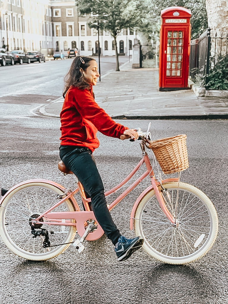 Cyclist in London