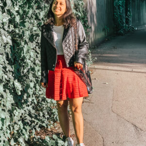 red skirt