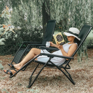 reading white dress