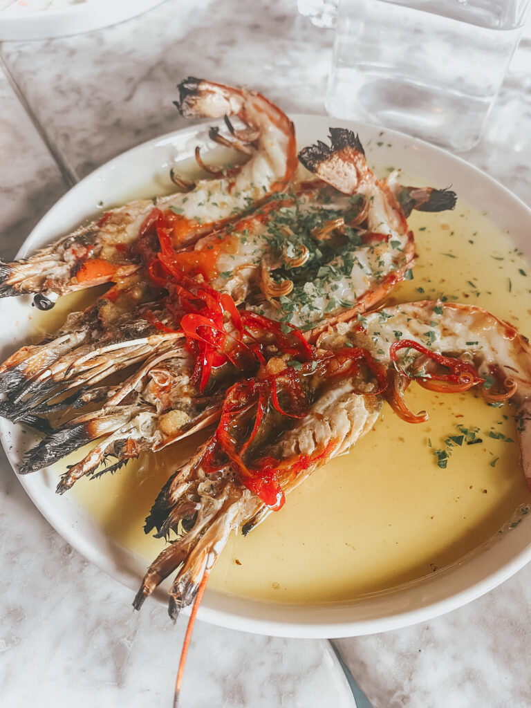 prawns Wyatt and Jones, Broadstairs