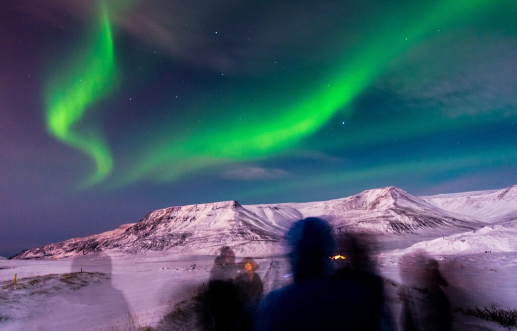 Iceland, northern lights